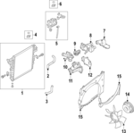 B1D601LA0PNW - Cooling System: Value Advantageâ„¢ RADIATOR ASSEMBLY for Nissan: Armada Image