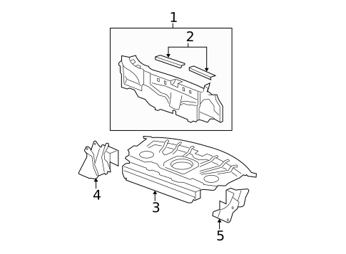Rear Body for 2010 Honda Accord #0