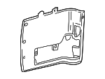F2UZ1531112AAK - Body: Rear Quarter Trim for Ford: E-150 Econoline, E-150 Econoline Club Wagon, E-250 Econoline, E-350 Econoline, E-350 Econoline Club Wagon, Econoline Super Duty Image