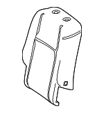44795034009D88 - Body: Seat Back Cover for Mercedes-Benz Image