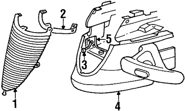 4815630AB - Body: Grille Reinforcement for Mopar Image