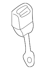 8E0857755N01C - Electrical: Buckle End for Audi: A4, A4 Quattro, RS4, S4 Image