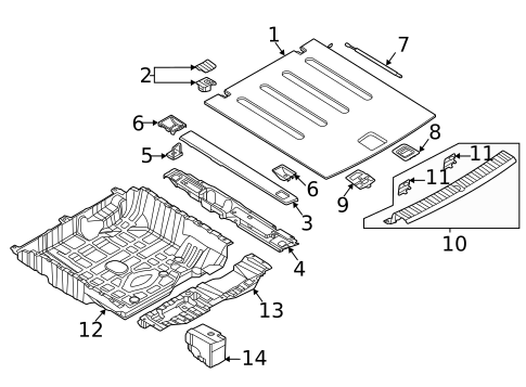 Interior Trim - Rear Body for 2024 BMW X6 #0