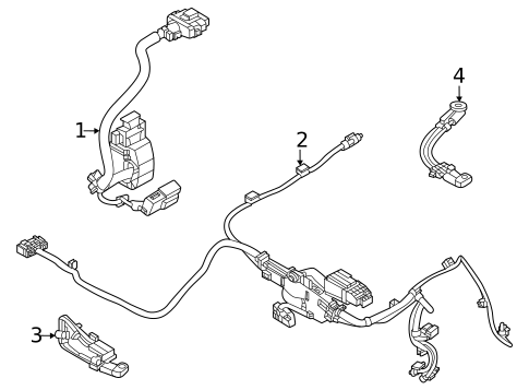 Wiring Harness for 2023 BMW iX #1