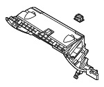 84540AR0004X - Body: Glove Box Frame for Hyundai Image