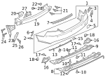 4G8807067AKGRU - Body: Bumper Cover for Audi Image