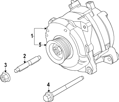 Alternator for 2022 Ford Bronco #0