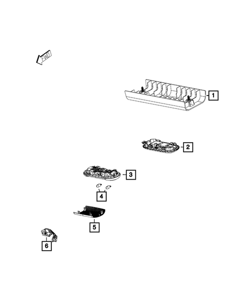 Lamps-Interior and Exterior for 2014 Jeep Wrangler #2
