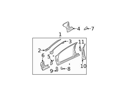 Uniside for 2002 Pontiac Grand Am #1