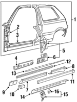 Rocker Molding Strip