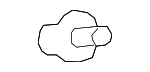 9046710167 - Body: Upper Center Pillar Trim Clip for Toyota Image