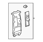 Upper Center Pillar Trim