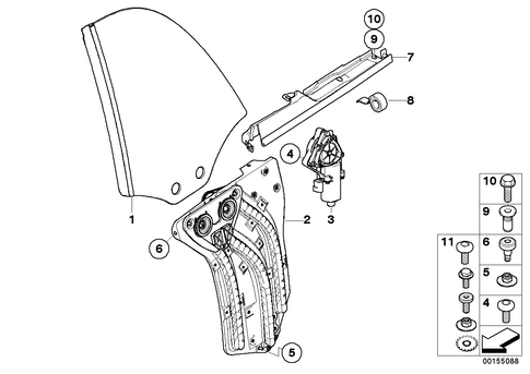 Door, Rear for 2006 Mini Cooper #0