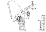 51377111022 - Vehicle Trim: Side Window, Rear Right for Mini Image