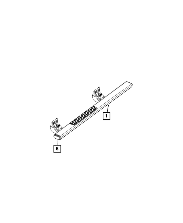 52122364AA - Exterior Ornamentation: Seat Adjuster End Cap for Mopar Image