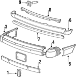 E6FZ16C068AP - Body: Side Molding for Mercury: Lynx Image