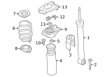 7119907137 - Suspension: Suspension Shock Absorber Mounting Bolt for BMW Image