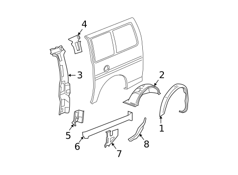 Inner Structure for 2013 Chevrolet Express 2500 #2