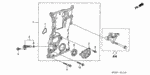 90028PNB003 - Engine: BOLT, SPECIAL (6X20.5) (GUIDE) for Honda Image