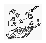 3C8941006F - Electrical: Headlamp Assembly for Volkswagen Image