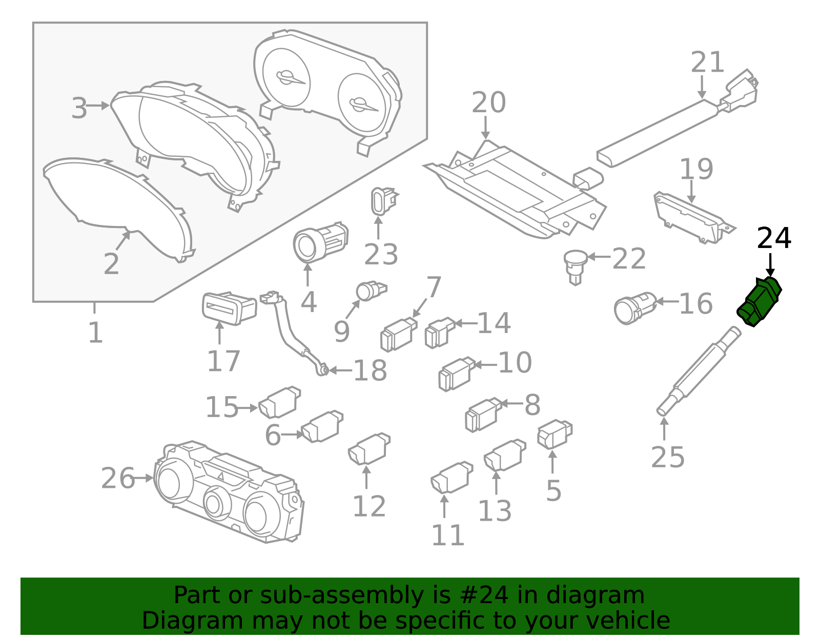 2019-2025 Subaru Cabin Air Temperature Sensor 73730SJ000 | OEM Parts Online