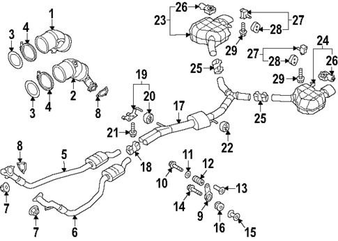 Exhaust Components for 2018 Audi RS5 #0