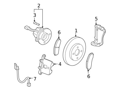 Hubs & Related Components for 2009 Chevrolet Cobalt #0