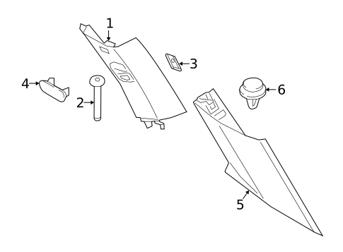 Interior Trim - Quarter Panels for 2021 BMW X7 #0