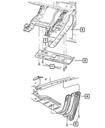 6507342AA - NVG273; Transfer Case: Hex Flange Head Tapping Screw &amp; Washer for Dodge: Ram 1500, Ram 2500, Ram 3500 | Jeep: Liberty Image