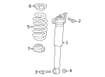 11515767 - Suspension: Shock Upper Bolt for GM Image