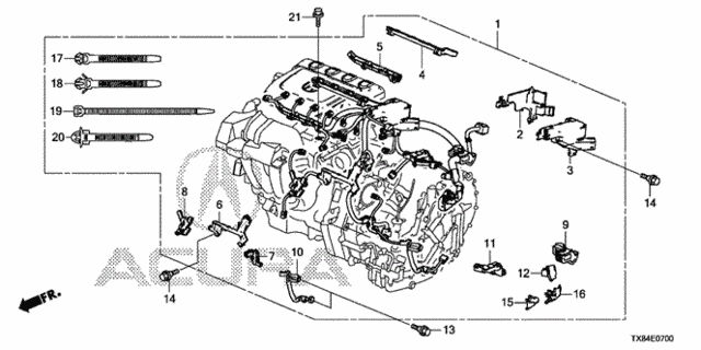 Engine Wire Harness for 2013 Acura ILX #0