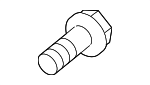 N10434301 - Suspension: Level Sensor Screw for Porsche: Cayenne Image