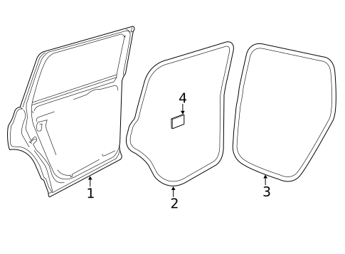 Door & Components for 2025 Volkswagen Atlas Cross Sport #1