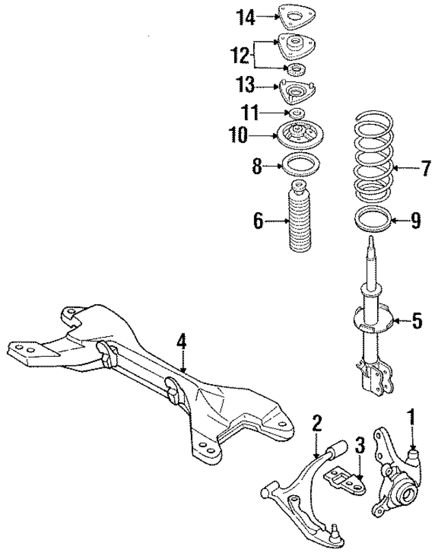 540104B405 - : Coil Spring for Nissan Image