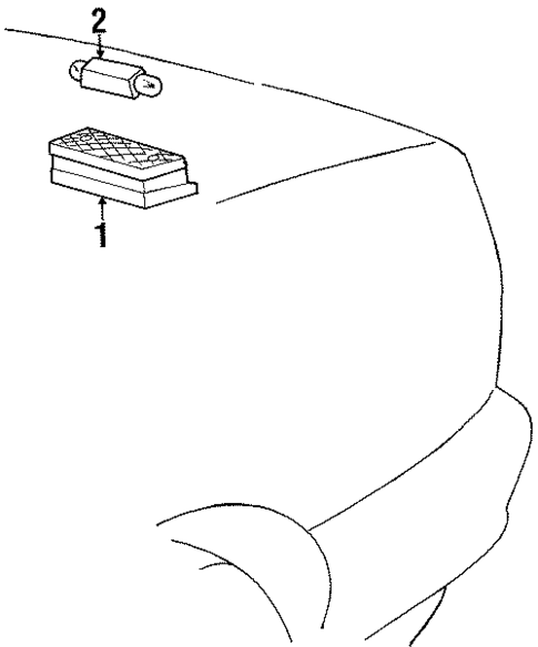 License Lamps for 1991 BMW 850i #0