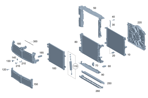 Cooler, Mount and Cover for 2023 Mercedes-Benz GLA35 AMG #0