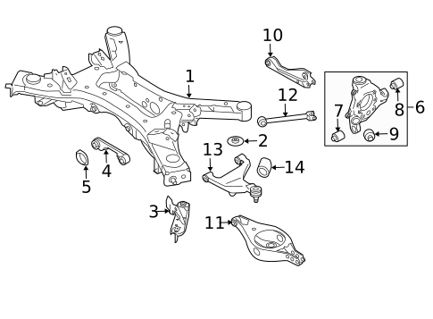Rear Suspension for 2016 Nissan Murano #3