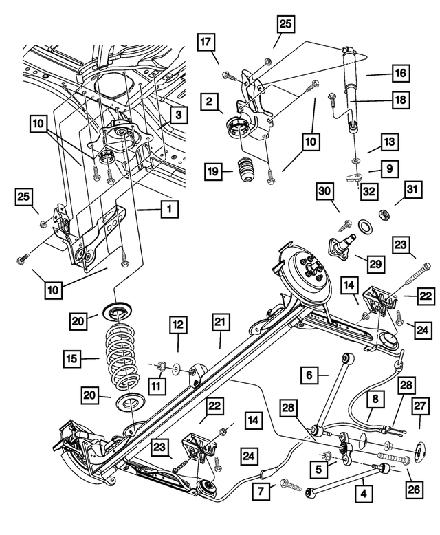 5272965AA - : Rear Axle for Mopar Image