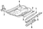 20626340 - Body: Reinforcement for Chevrolet: Cavalier | Pontiac: J2000 Sunbird, Sunbird Image