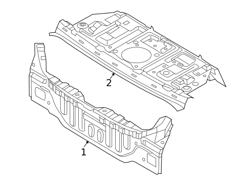 Rear Body for 2006 Kia Amanti #0
