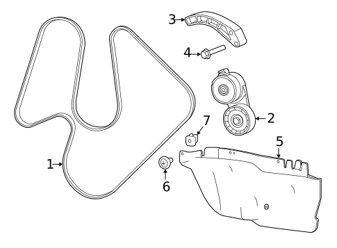 Belts & Pulleys for 2019 Fiat 500 #0
