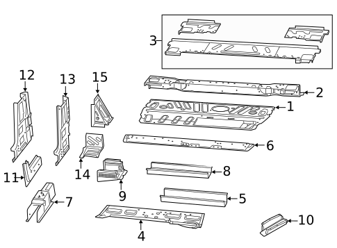 Floor & Rails for 2023 Ram ProMaster 3500 #0