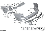 51127999968 - : Cover, Bumper, Rear for BMW Image