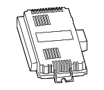 61358886839 - : Foot-well Module 3 613023 for Mini: Cooper Countryman, Cooper Paceman Image