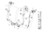 72113448363 - : Upper Belt Rear for BMW Image