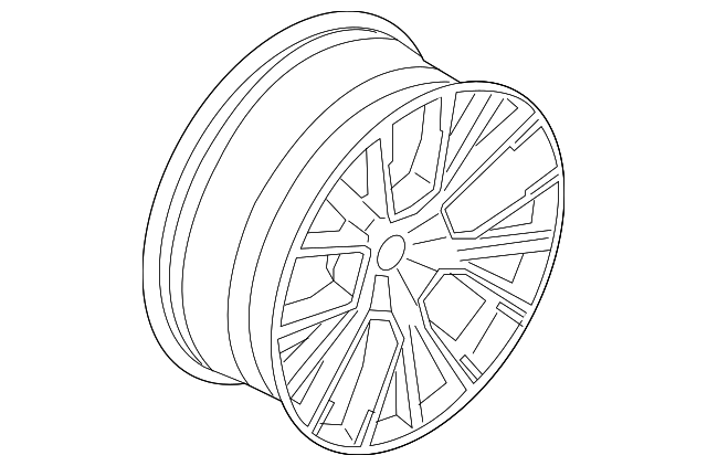 36118745914 - 2020-2022 BMW Wheel, Alloy (36-11-8-745-914