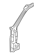 8D9809839D - Body: Hinge Pillar for Audi: A4, A4 Quattro, S4 Image