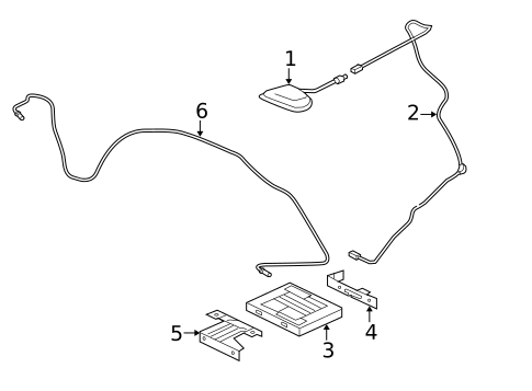 Antenna & Radio for 2007 Mitsubishi Endeavor #1