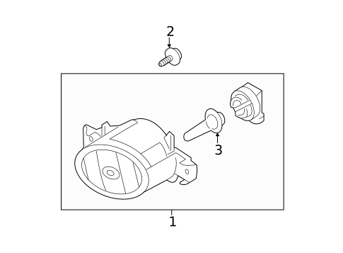 Fog Lamps for 2011 Nissan Rogue #0