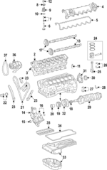 2790104900 - Engine: Cylinder Block for Mercedes-Benz Image
